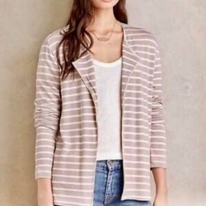 Anthro Striped Cardigan